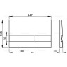 Комплект ALCAPLAST SET 4v1 AM101/1120-41 RU M1720-1-001 для установки унитаза с шумоизоляцией