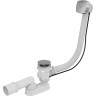 Сифон ALCAPLAST A51CRM-80 для ванны, автомат, комплект, хромированный пластик/пластик, длина 80 см