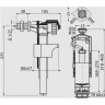 Выпускной комплект ALCAPLAST SA2000K 1/2